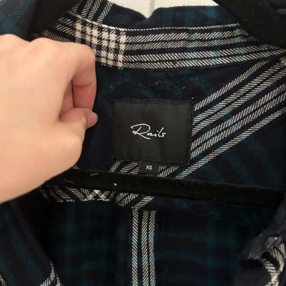 Rails plaid flannel button down - Picture 2 of 2